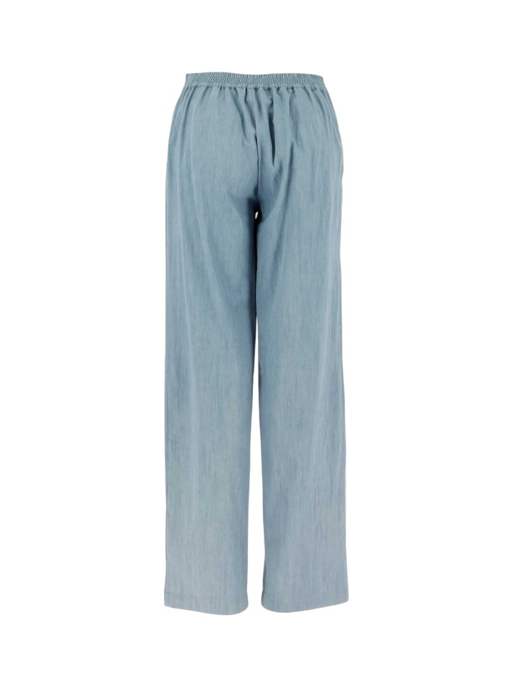 Lichtblauwe geklede broek Signe Nature 