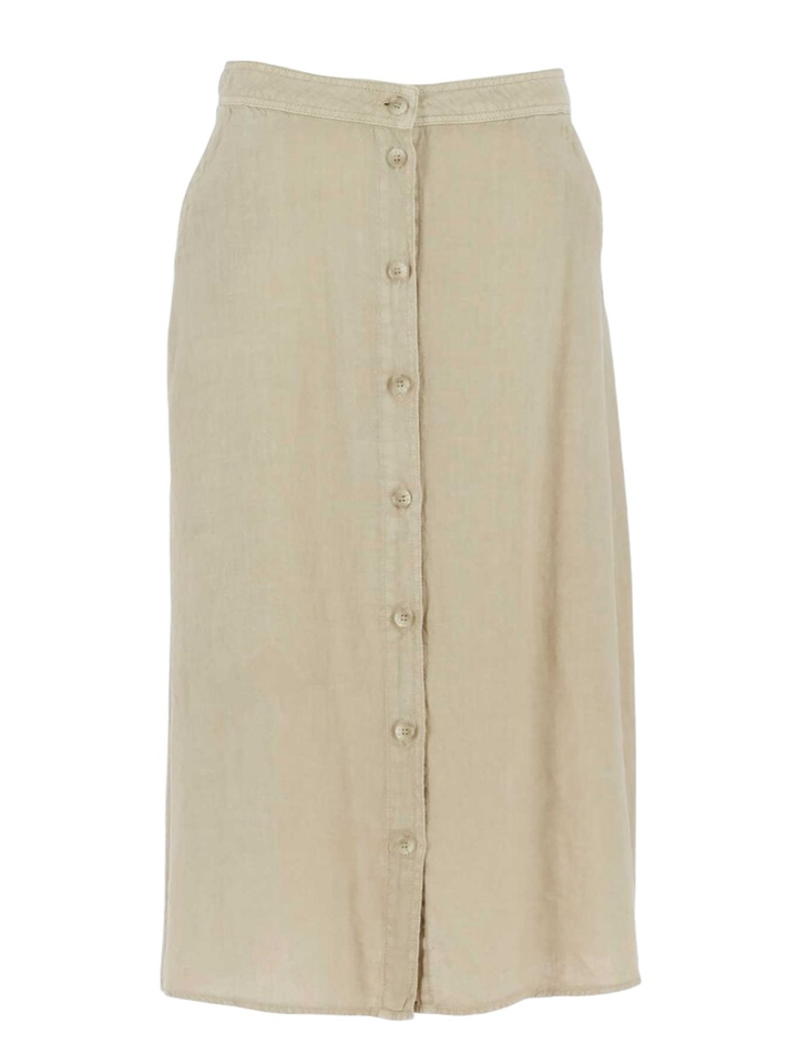Beige linnen rok Signe Nature