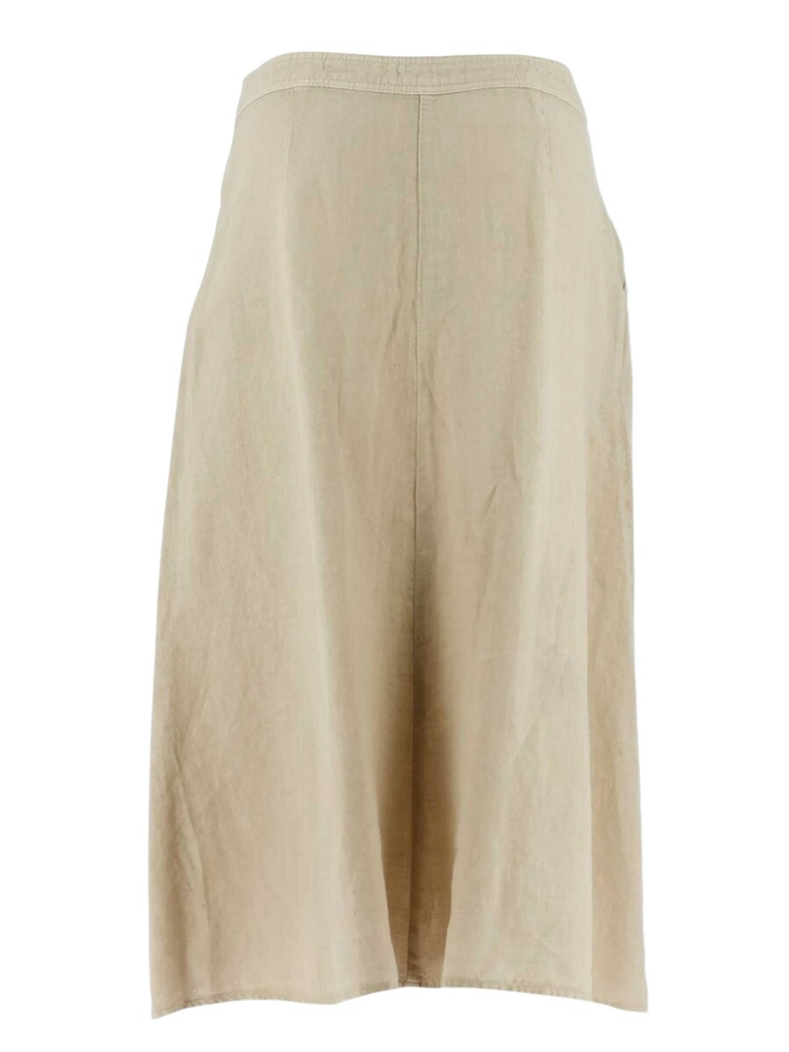 Beige linnen rok Signe Nature