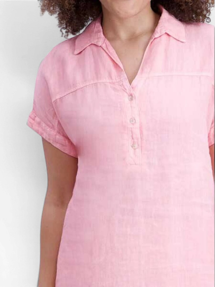Roze linnen jurk Signe Nature 