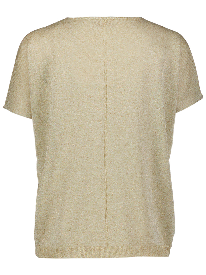 Fijne goudkleurige pull Signe Nature 