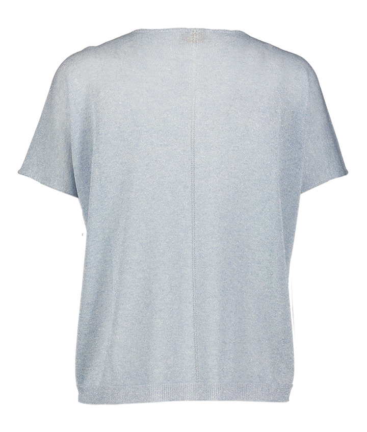 Fijne zilverkleurige pull Signe Nature 