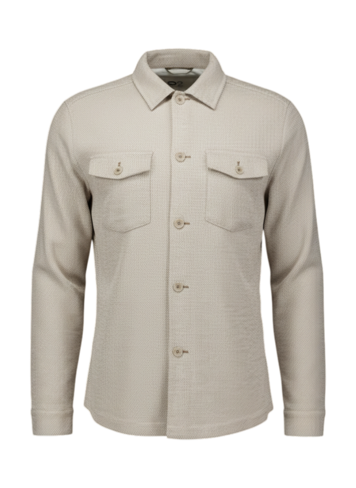 Beige hemd Overshirt R2