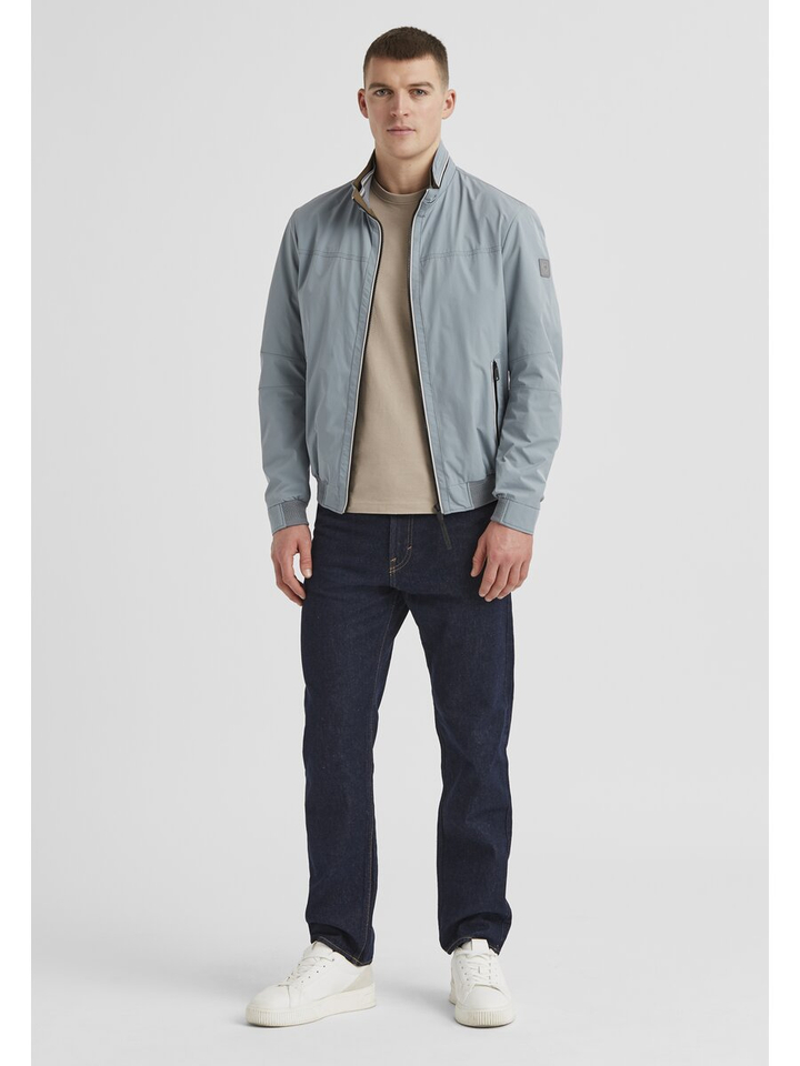 Jeansblauwe bomberjacket Corby Milestone