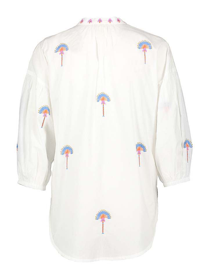 Witteblouse met print Sassafras Nimo With Love 