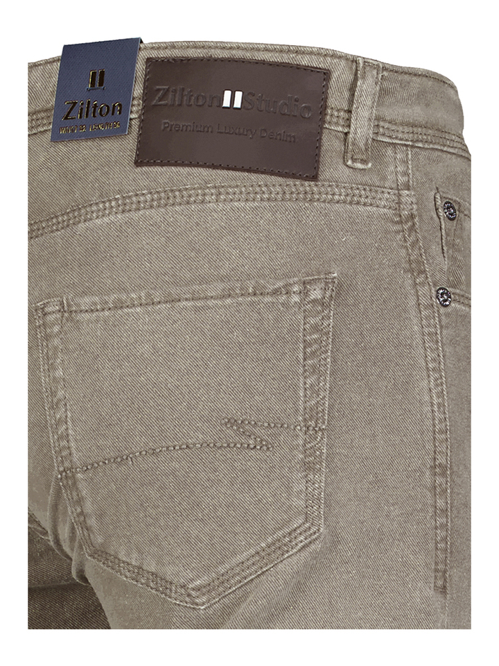 Brown shadow slim fit regular fit jeans Rodger Zilton