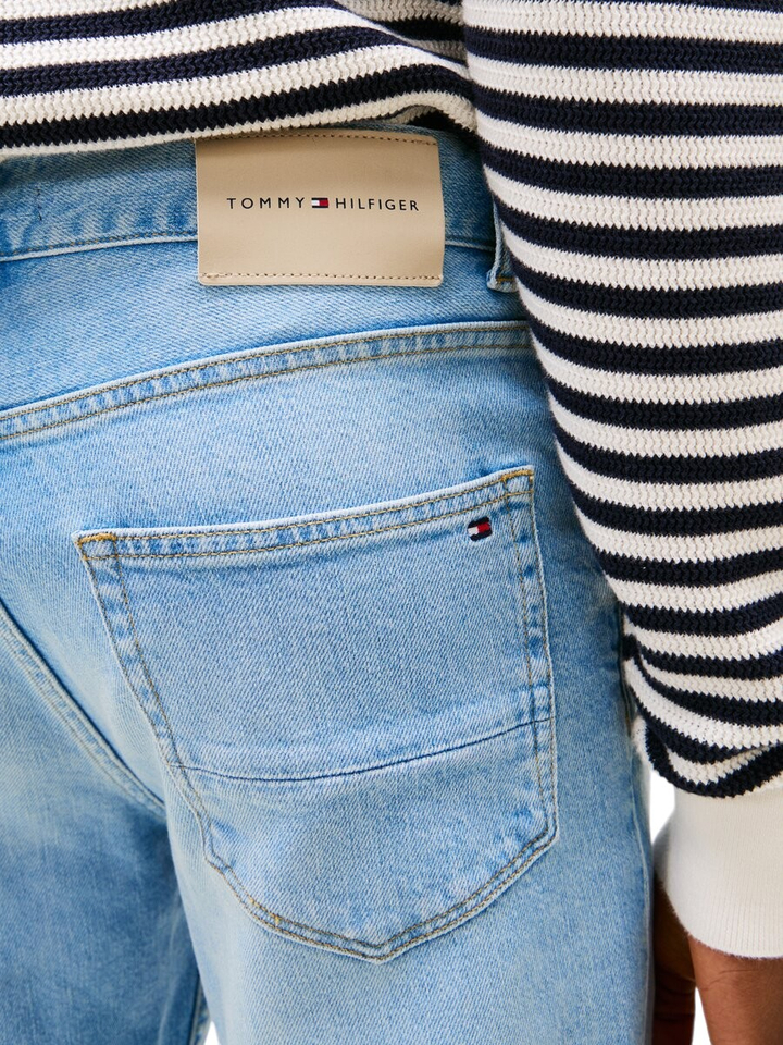 Blauwe straight fit jeans Tommy Hilfiger