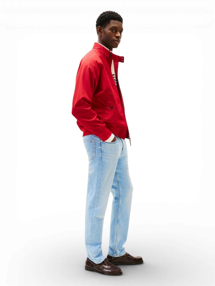 Blauwe straight fit jeans Tommy Hilfiger