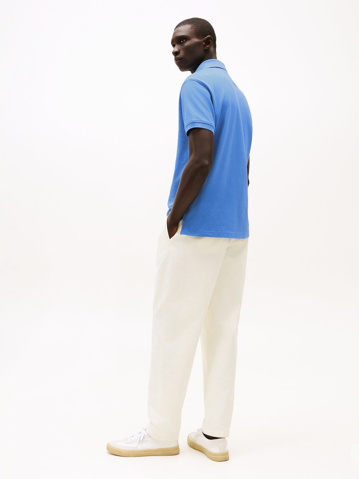 Blauwe polo met korte mouwen Tommy Hilfiger