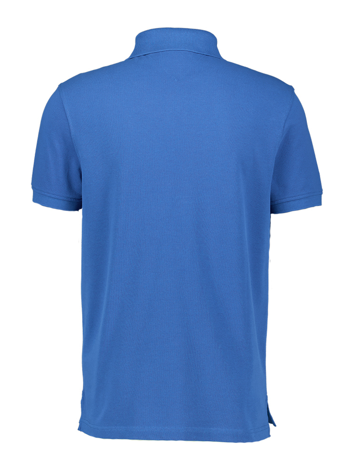 Blauwe polo met logo Tommy Hilfiger