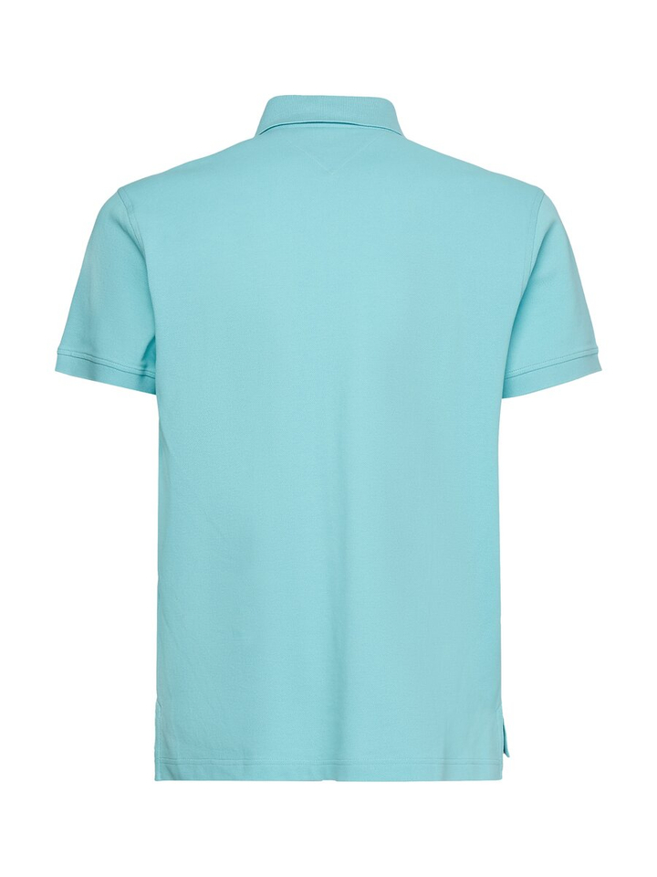 Aqua blauwe polo Tommy Hilfiger 