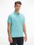 Aqua blauwe polo Tommy Hilfiger 