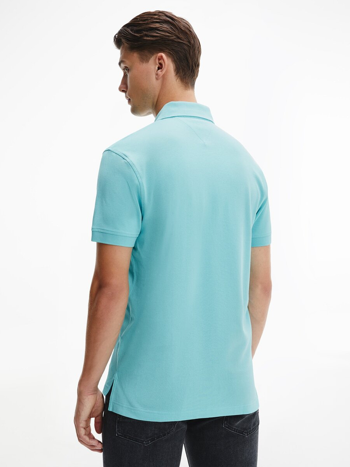 Aqua blauwe polo Tommy Hilfiger 
