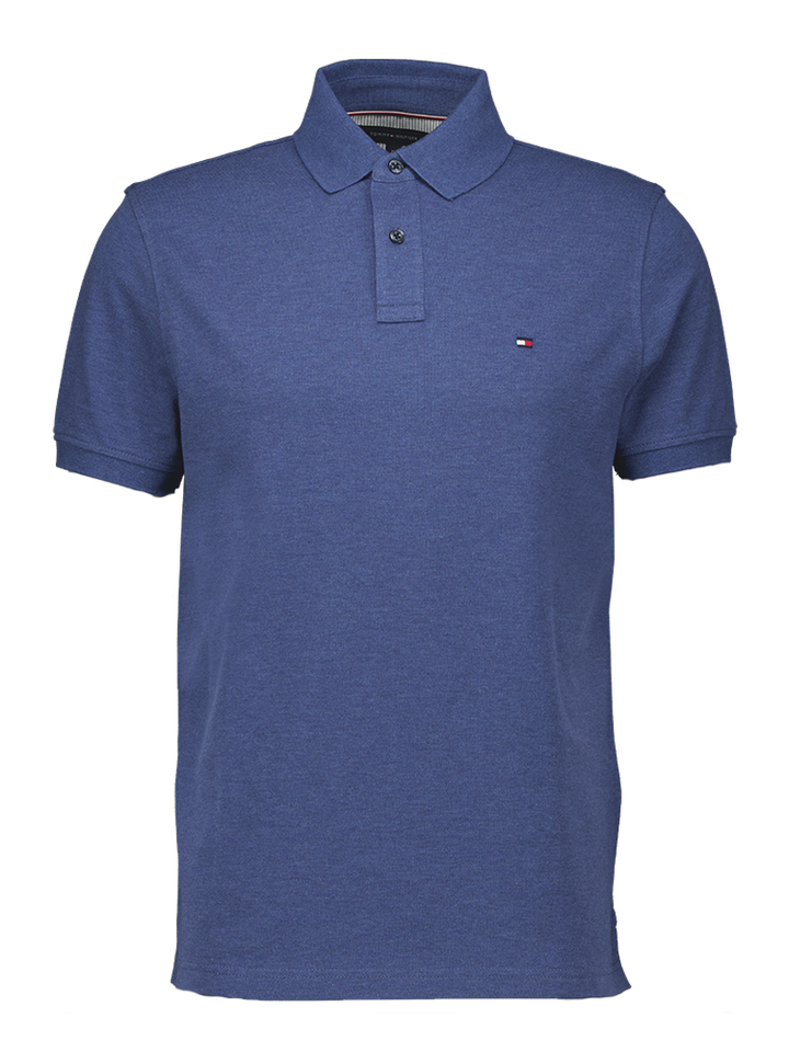 Blauwe polo met korte mouwen Tommy Hilfiger 