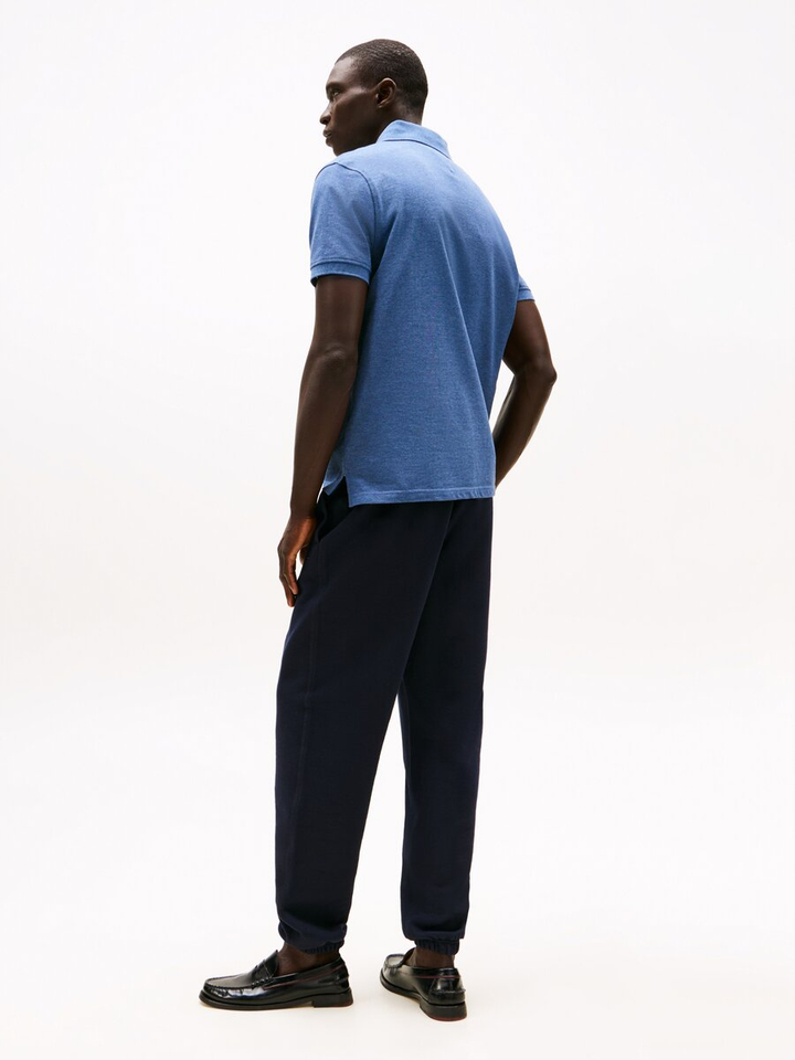 Blauwe polo met korte mouwen Tommy Hilfiger 