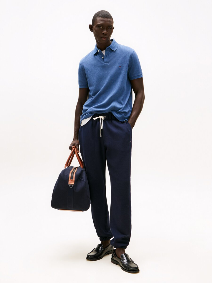 Blauwe polo met korte mouwen Tommy Hilfiger 