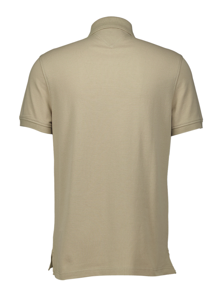 Beige polo met korte mouwen Tommy Hilfiger 