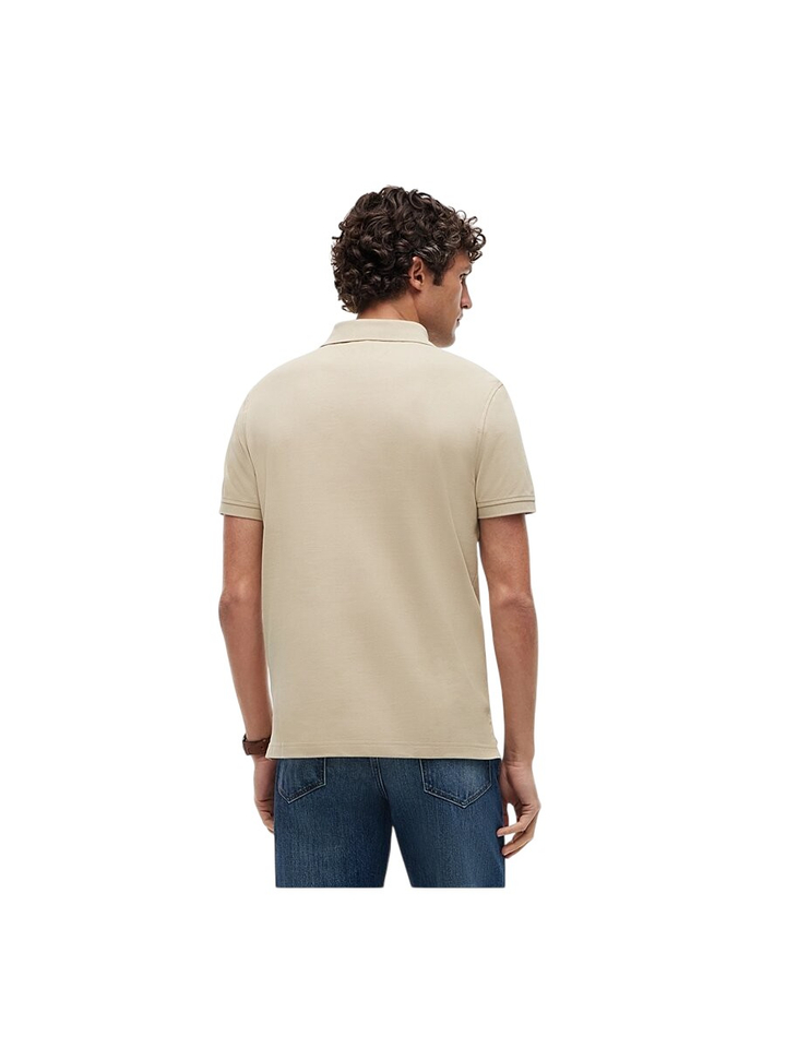 Beige polo met korte mouwen Tommy Hilfiger