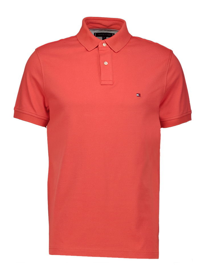 Rode polo met korte mouwen Tommy Hilfiger