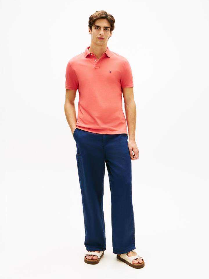 Rode polo met korte mouwen Tommy Hilfiger