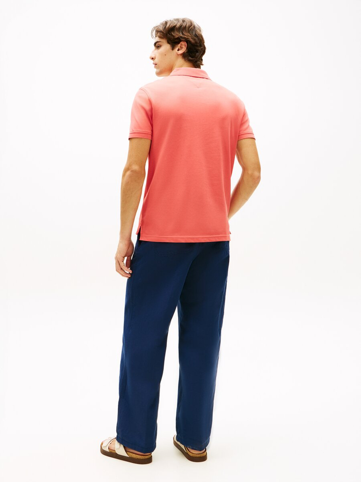 Rode polo met korte mouwen Tommy Hilfiger