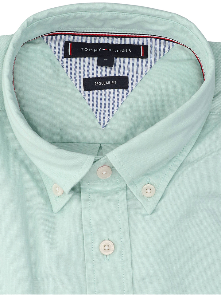 Mint katoenen hemd (regular fit) met lange mouwen Tommy Hilfiger 