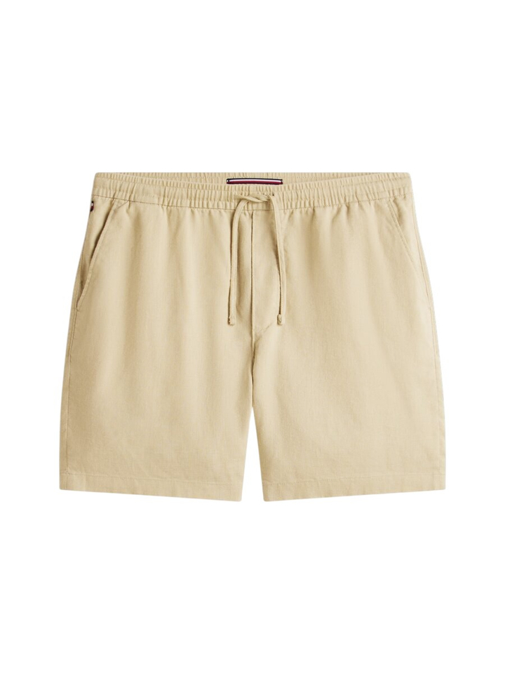 Beige linnen short Tommy Hilfiger