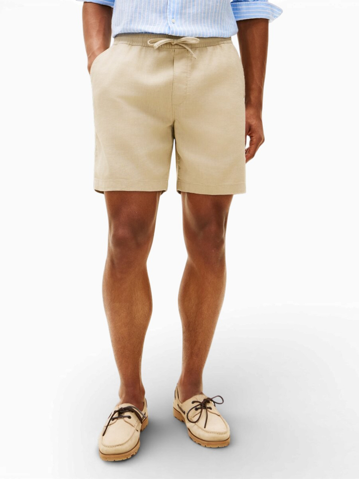 Beige linnen short Tommy Hilfiger