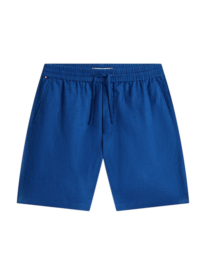 Blauwe linnen short Tommy Hilfiger