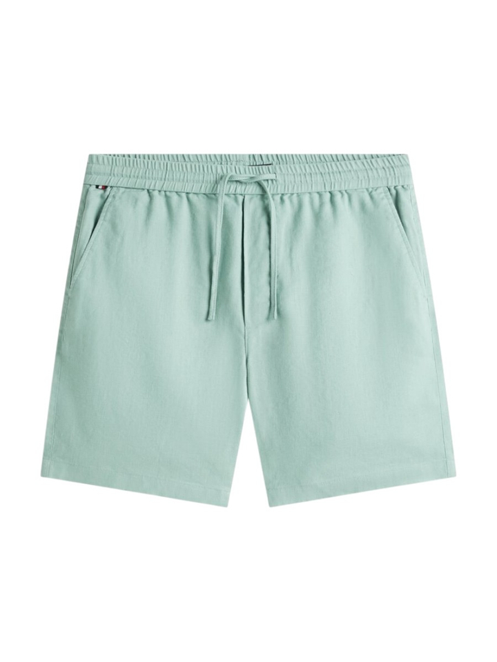 Groene linnen short Tommy Hilfiger 