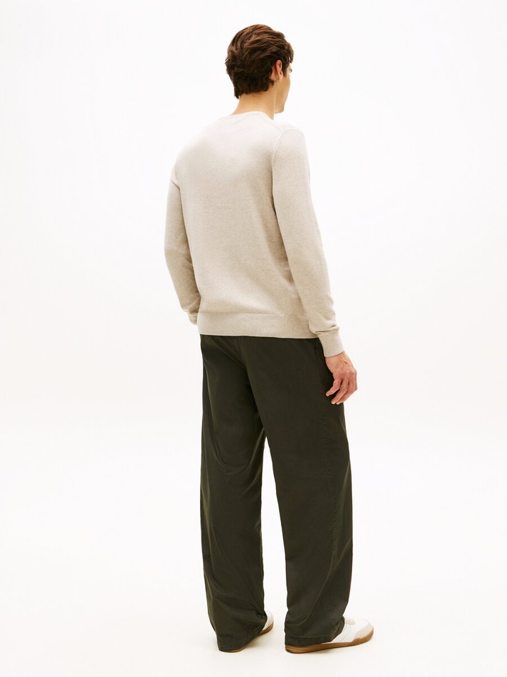 Beige trui met v-hals Tommy Hilfiger