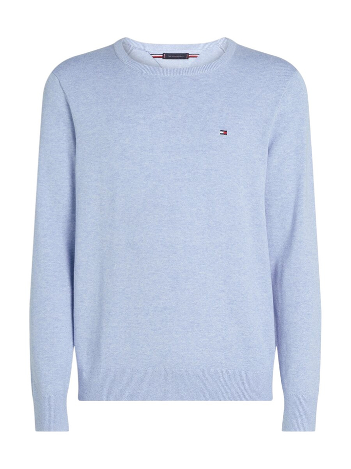 Lichtblauwe pull Tommy Hilfiger 