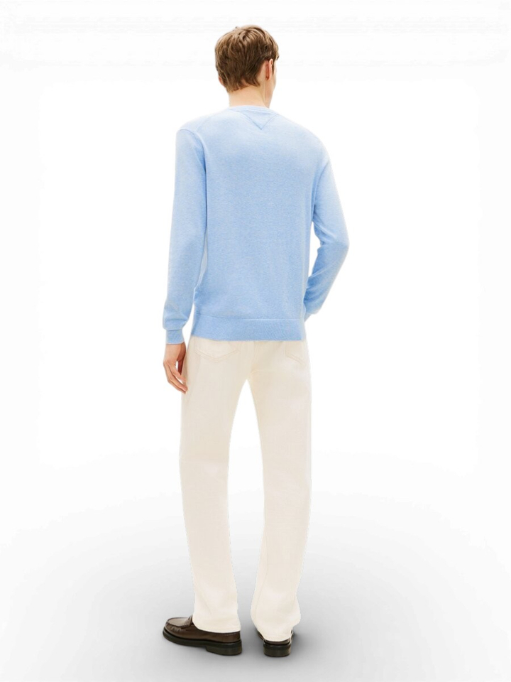 Lichtblauwe pull Tommy Hilfiger 
