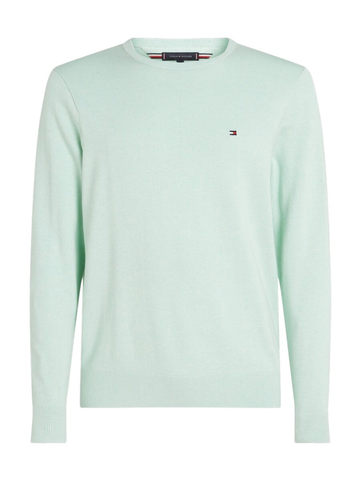 Muntgroene pull Tommy Hilfiger 