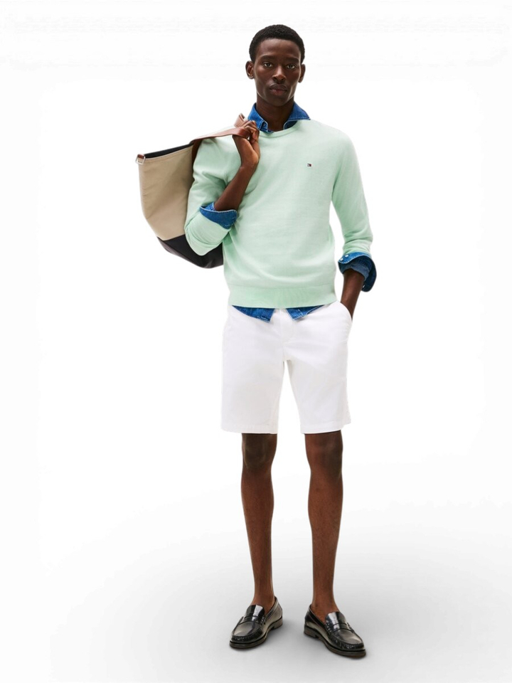 Muntgroene pull Tommy Hilfiger 