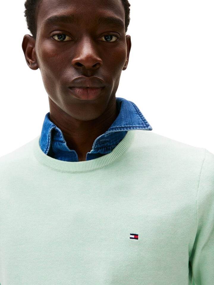 Muntgroene pull Tommy Hilfiger 