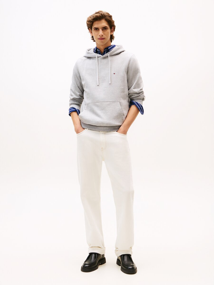 Grijze katoenen sweater met kap Tommy Hilfiger 