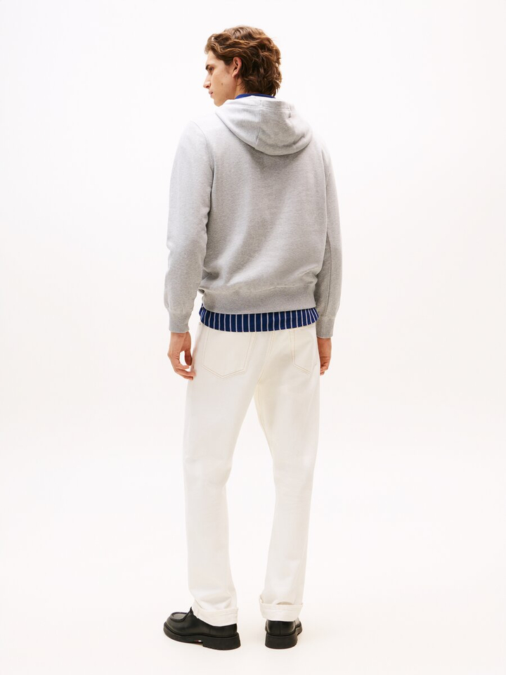 Grijze katoenen sweater met kap Tommy Hilfiger 