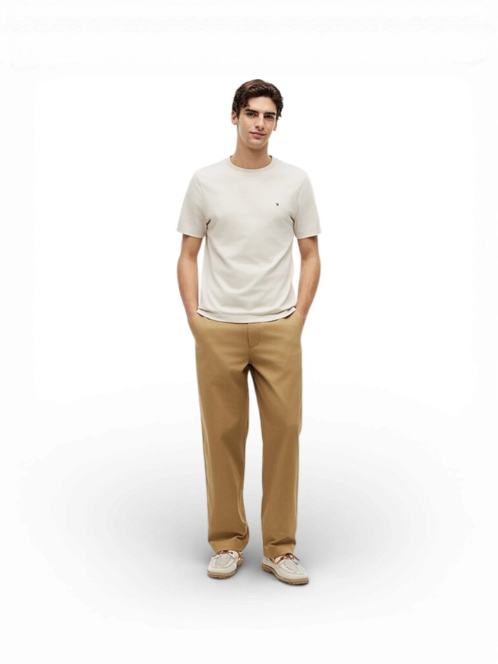 Beige casual T-shirt Tommy