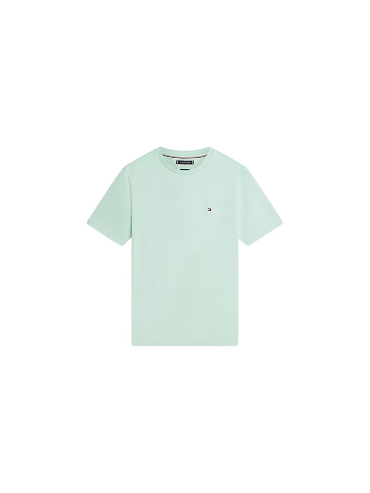 Groene T-shirt met ronde hals Tommy