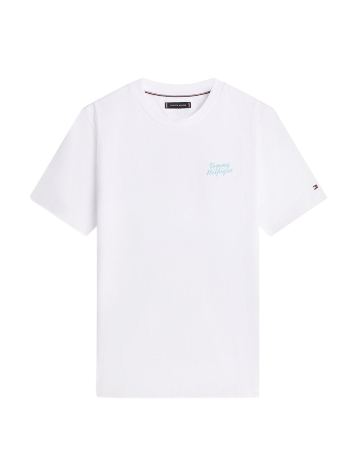 Witte t-shirt met print Tommy Hilfiger