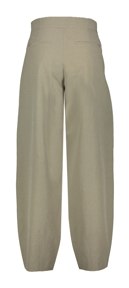 Groene losvallende broek Baptiste Soeur