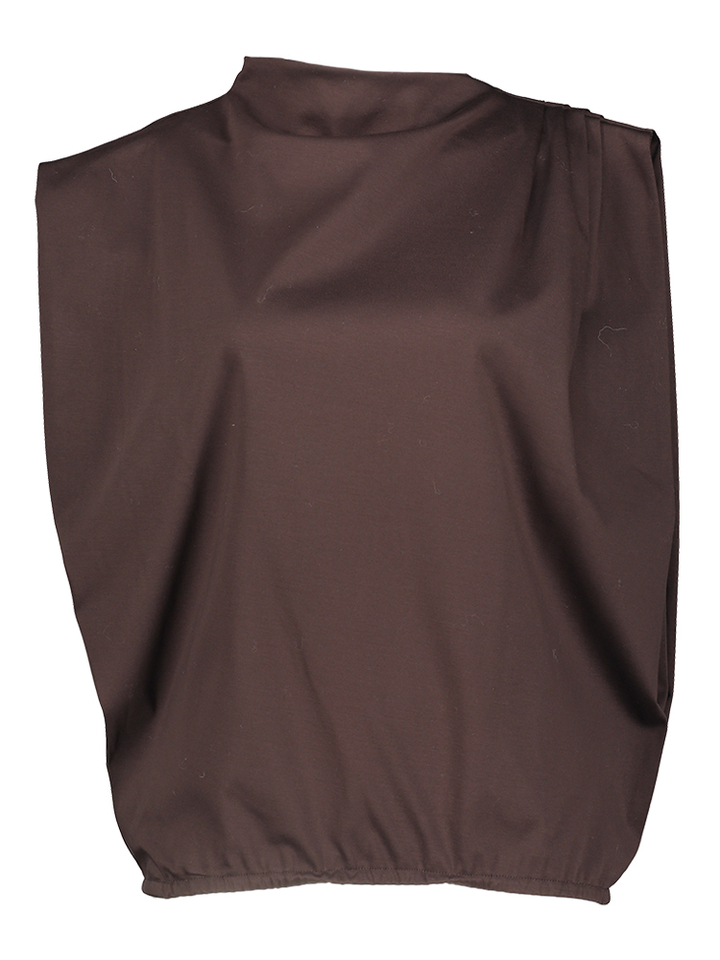 Bruine t-shirt zonder mouwen Idris Soeur