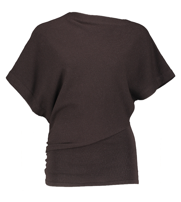 Bruine trui met strop detail Soeurs