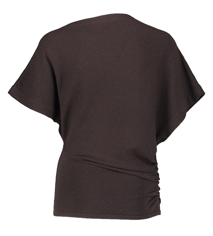 Bruine trui met strop detail Soeurs