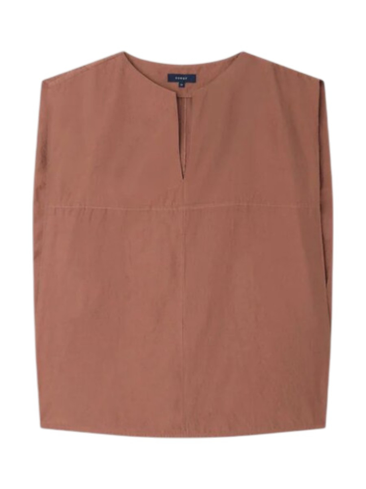 Roze V-hals blouse Isalys Soeur 