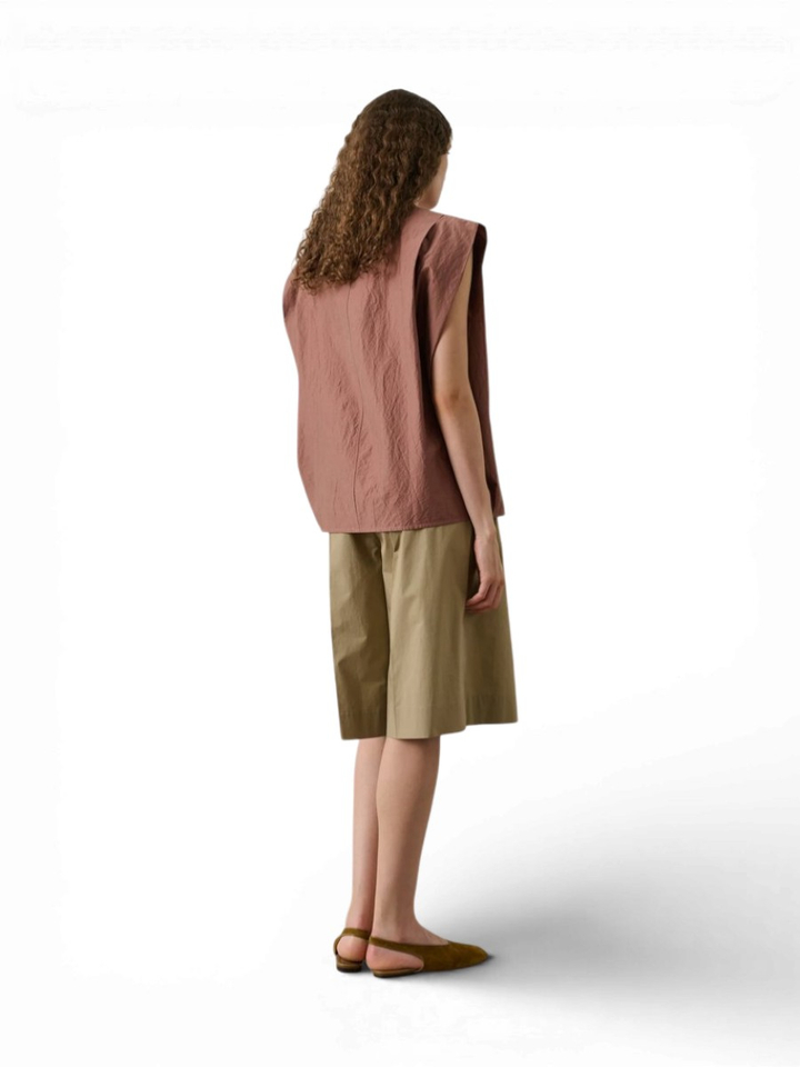 Roze V-hals blouse Isalys Soeur 