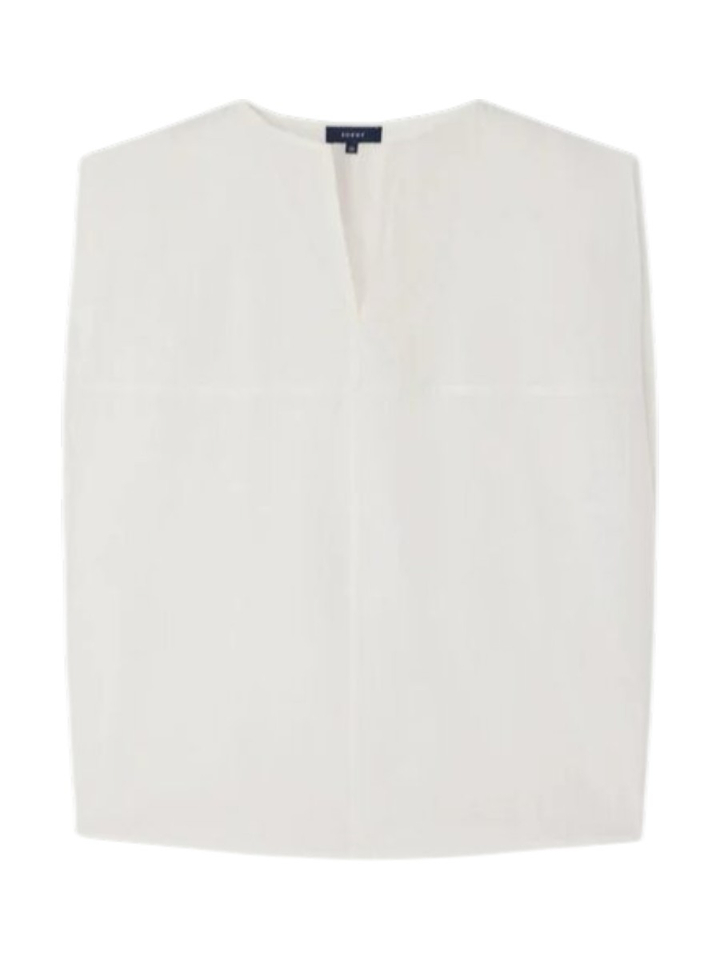 Witte V-hals blouse Isaly Soeur