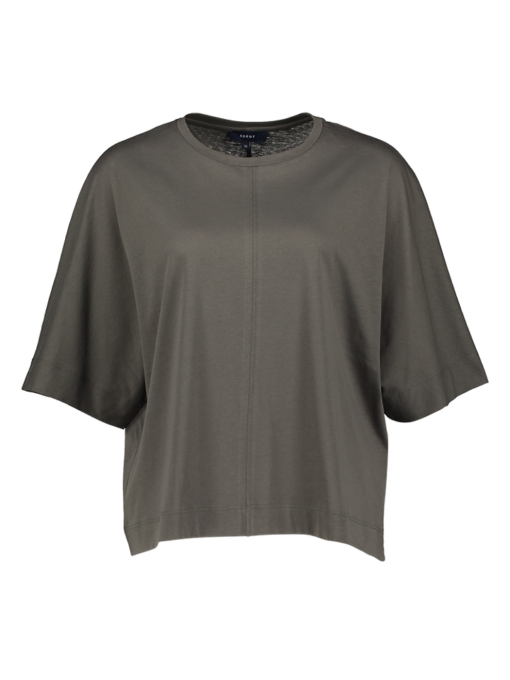Grijze oversized t-shirt Helsinki Soeur