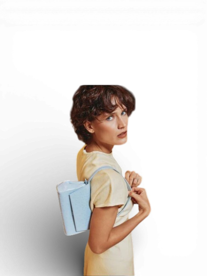 Ice blue clutch Ikon Kaai